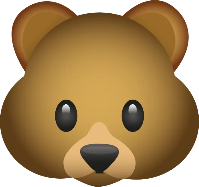 bear in the night, moonlit background, dark theme png